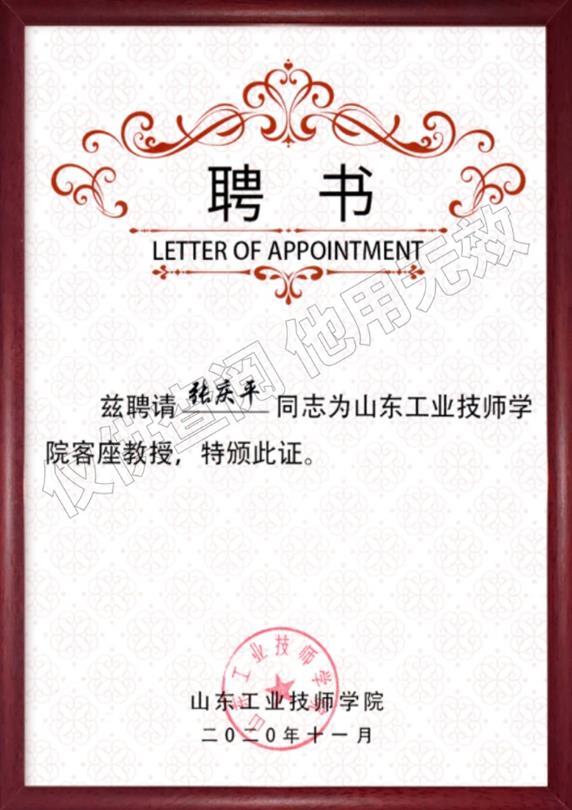 山東工業(yè)技師學(xué)院客座教授